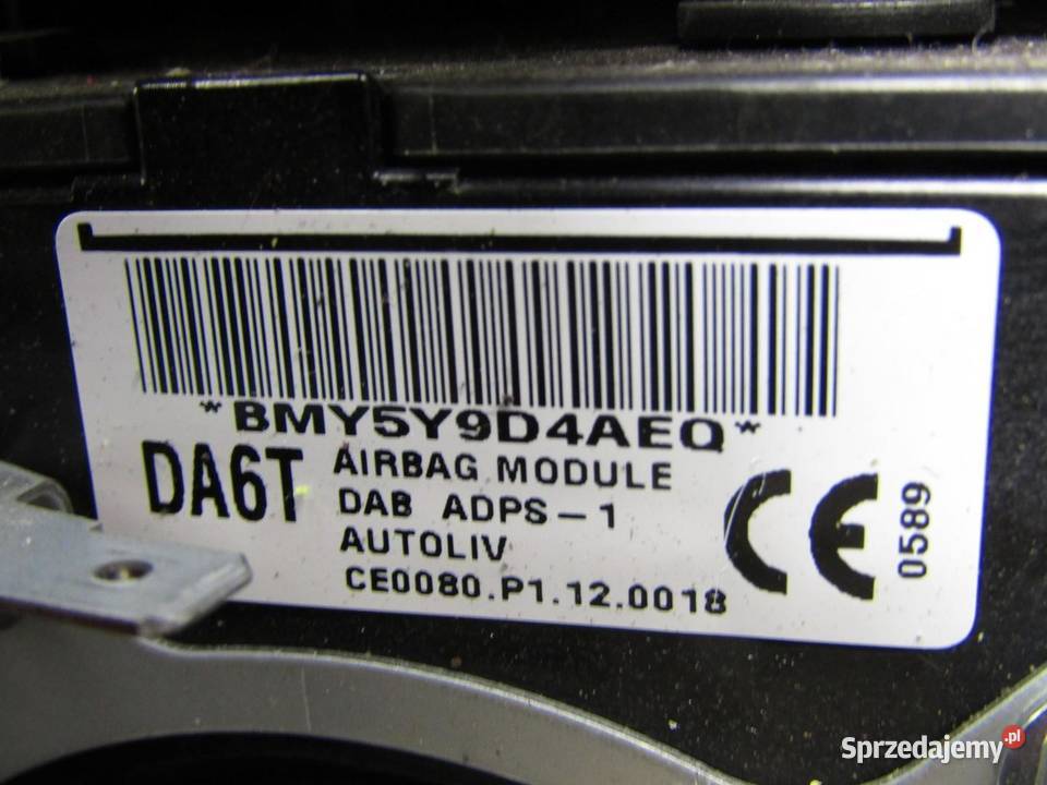 PODUSZKA POWIETRZNA AIRBAG KIEROWCY MAZDA 2 DJ Części samochodowe