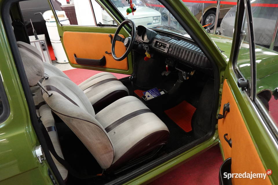 Fiat 126 pierwsza seria serwisie jasny środek 53952km 126 Zgierz