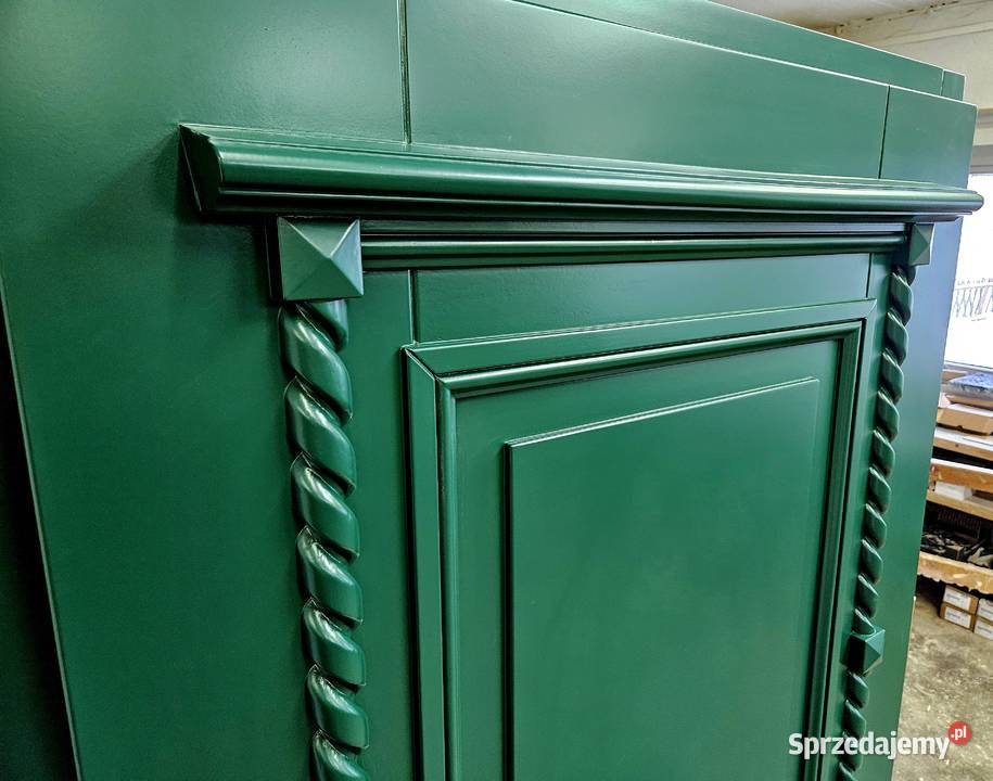 Drzwi DŁUGOSZ zewnętrzne RAL6005 zieleń mchu Oleśnica