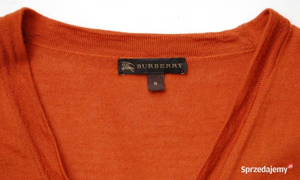 Burberry włoski kardigan sweterek damski S XS Swetry i golfy Moda i Styl Lublin
