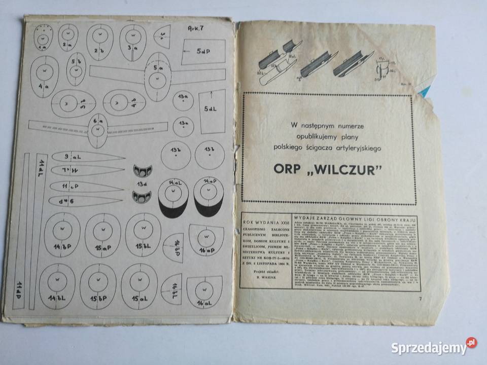 Mały Modelarz 10111987 P38 Lockheed Lightning śląskie Dąbrowa Górnicza sprzedam