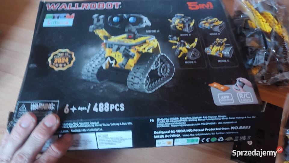 Robot do budowania zabawka 5w1 z aplikacją wielkopolskie Książ Wielkopolski