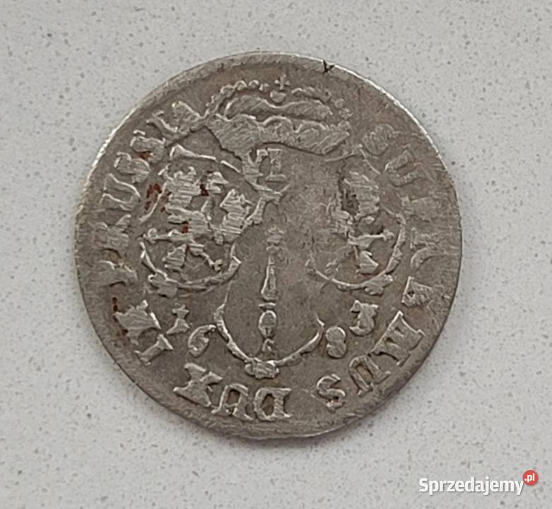19 NIEMCY PRUSY srebro Szóstak 1683 r łódzkie Łask sprzedam