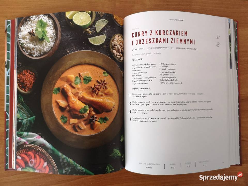 Książka ilustrowana z przepisami Czas na Azję twarda Otrębusy