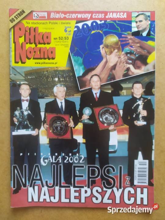Tygodnik Piłka Nożna rocznik 2002 Czasopisma Łódź sprzedam