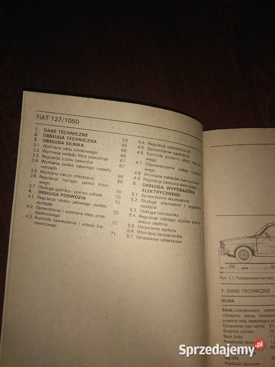 obsługa samochodów dacia 1300 fiat ritmo fiat Poradniki, albumy i reportaże Stalowa Wola