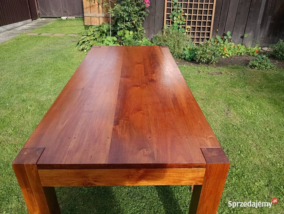 Stół z litego drewna dębowego 200x90x77 Stoły Krościenko nad Dunajcem