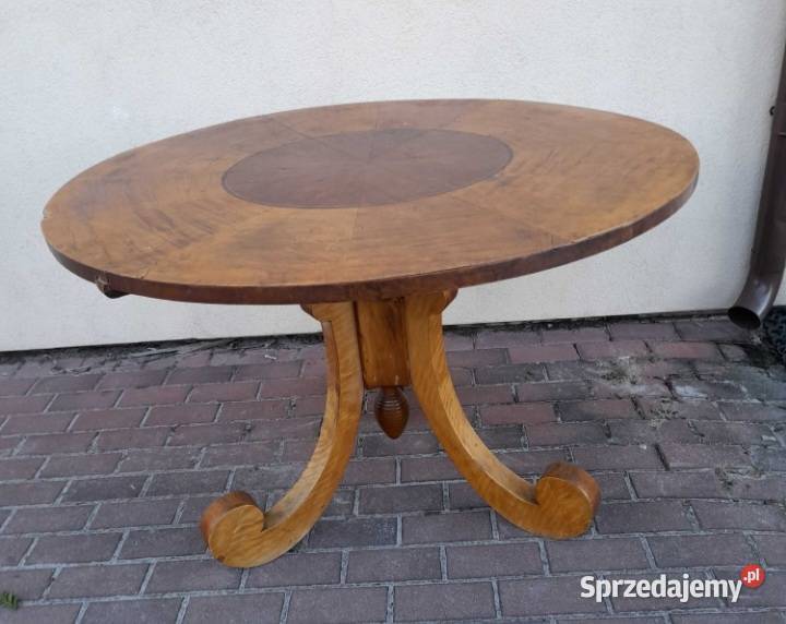 Antyczny stół Biedermeier antyk Meble lubelskie Lublin