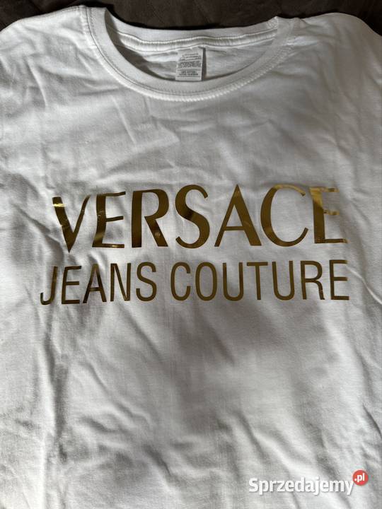 Koszulki damskie z Logo Versace biały Lublin