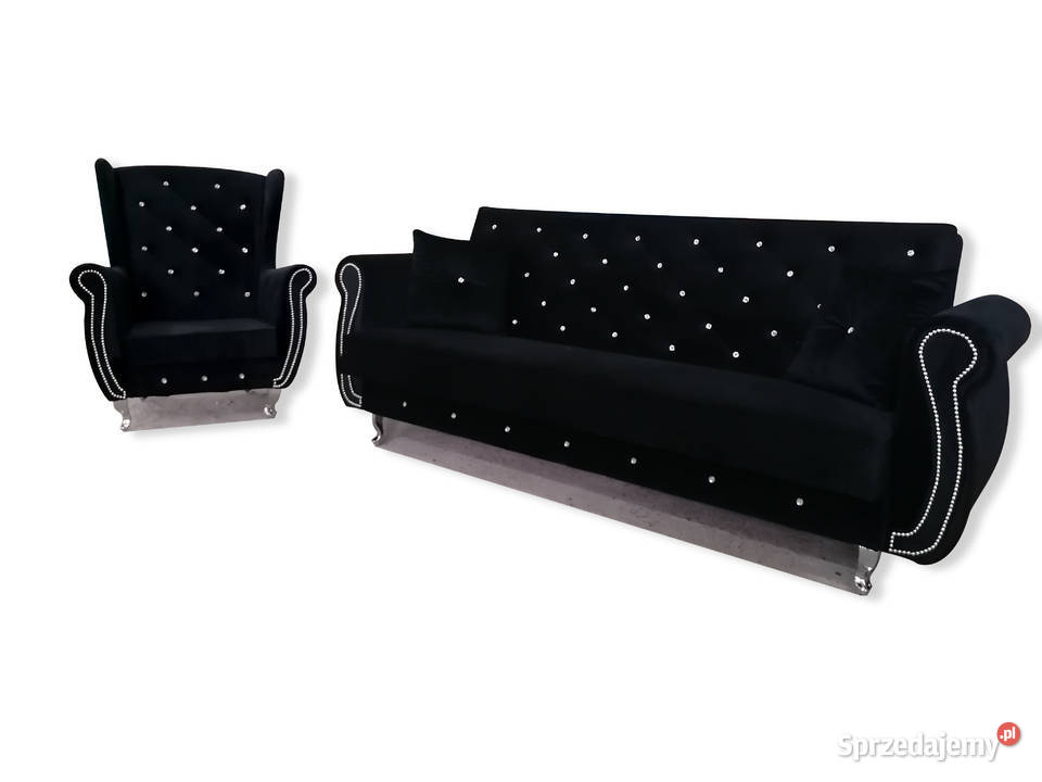 RATY łóżko Glamour sofa chesterfield rozkładana Świdnica