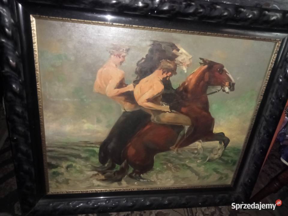 Carl Wilhelm Bergmuller Obraz olejny na płótnie Malarstwo Grójec