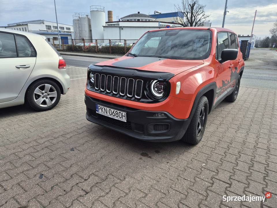 Jeep Renegade SPORT 24 benzyna 2016r sprowadzony wielkopolskie Ślesin