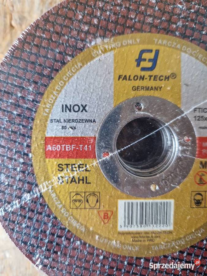 Tarcza do cięcia metalu 125x1mm Falon Tech Inox Głogowa