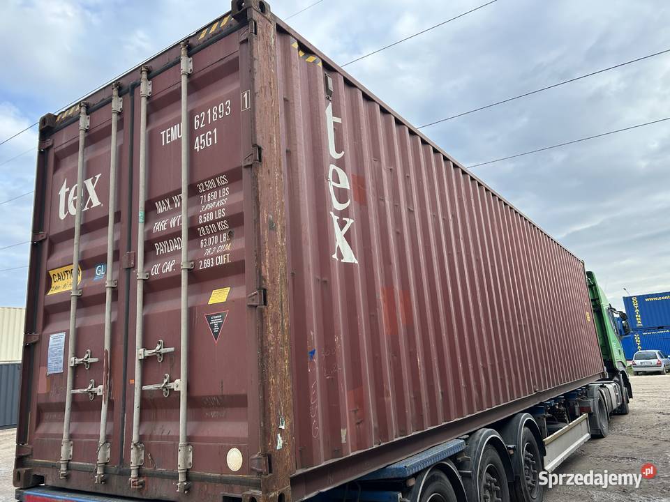 Kontener morski 40 HC 12m CW TSCONT Katowice
