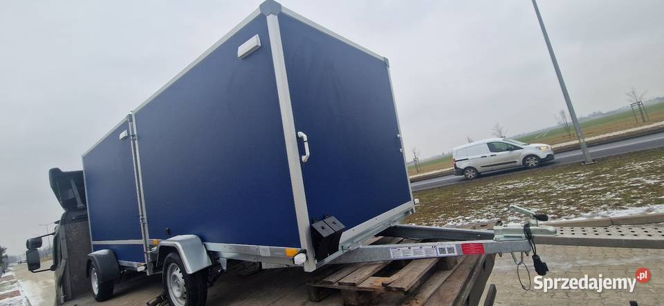 Furgon Kontener Nowa Przyczepa ciężarowa lekka Leszno sprzedam