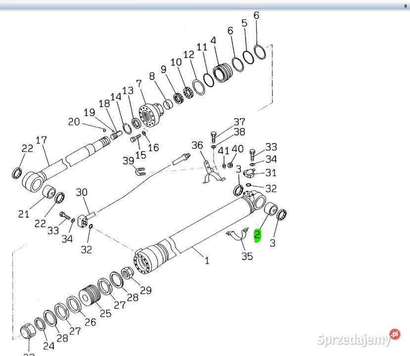 Tuleja Komatsu PC130PC120 7077670240 Gądki