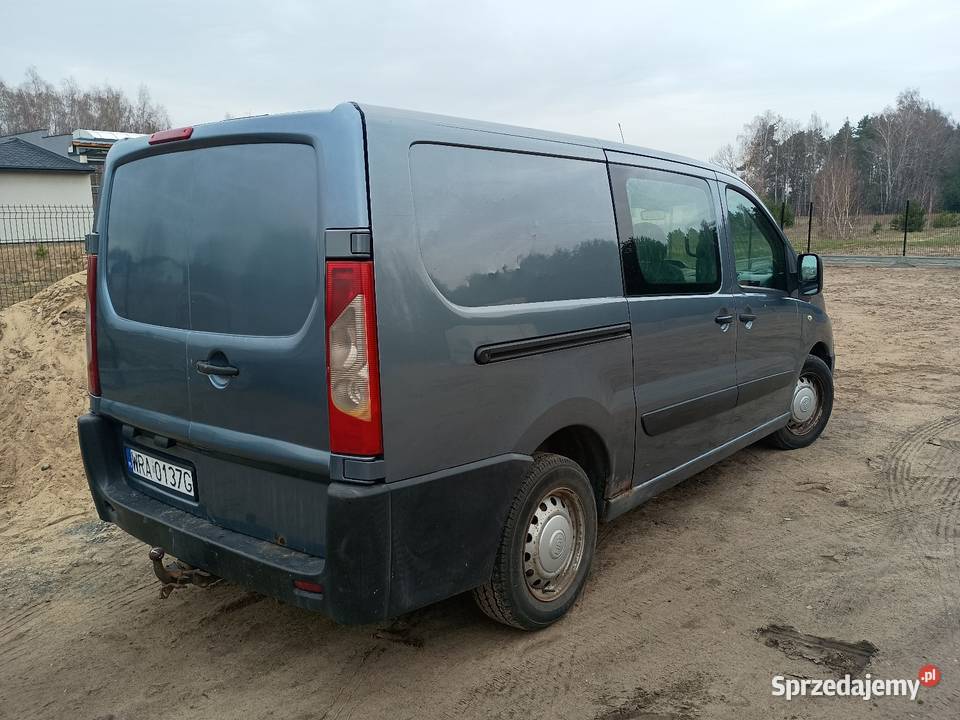 Fiat Scudo 20 HDi 2007r 6 osobowy brygadówka mazowieckie Radom