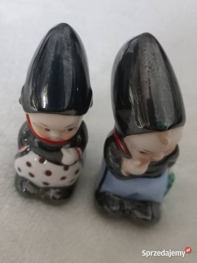 Figurki porcelanowe solniczka pieprzniczka Toruń