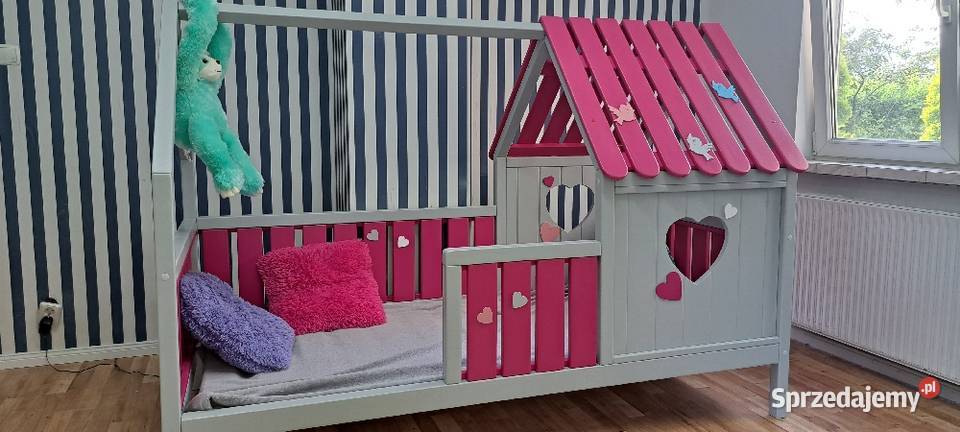 Drewniane łóżeczko łóżko dzieci 90x190 RATY Włocławek sprzedam