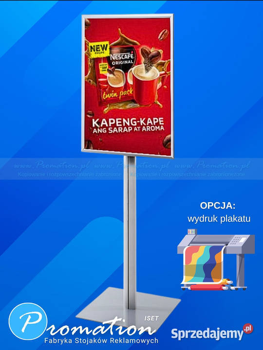 Stojak premium na plakaty A1 jednostronny i Poznań