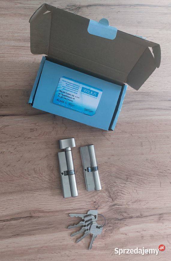 Wkładka zamka Wilka Nikiel G4550 4550 komplet