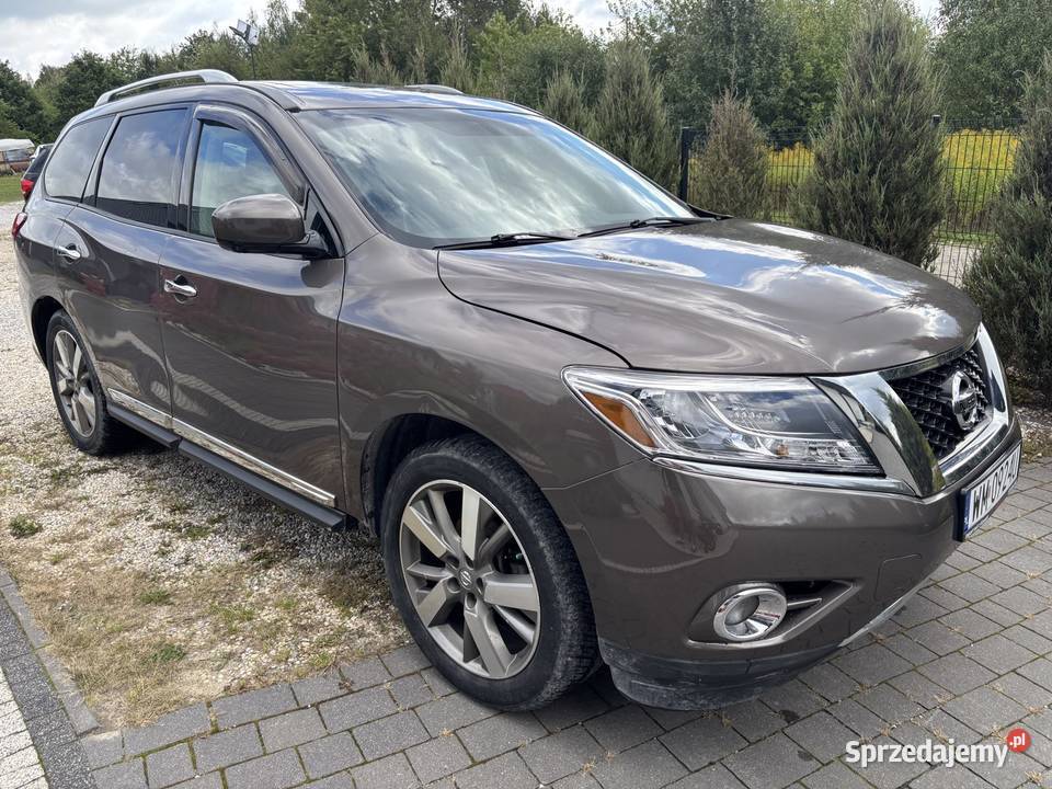 Nissan Pathfinder 2015 DVD 4x4 35 benzyna mazowieckie Sulejówek