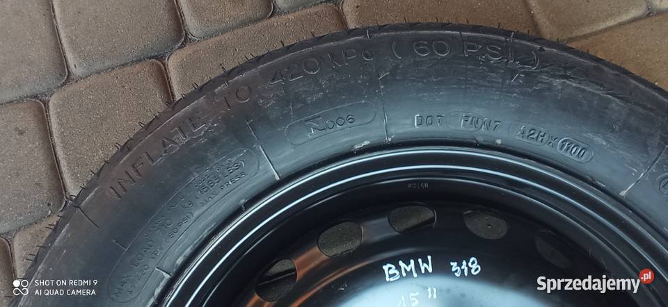 Koło dojazdowe 15 BMW OE Oleszyce