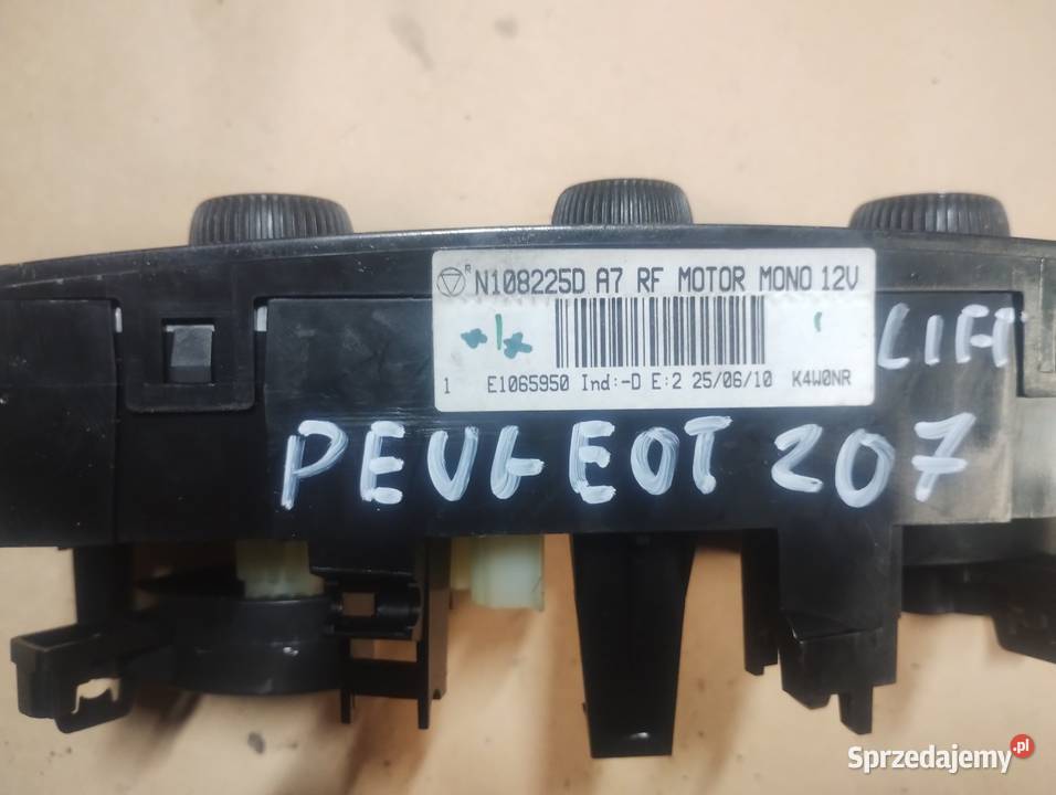 Panel sterowania peugeot 207 lift osobowe Płońsk