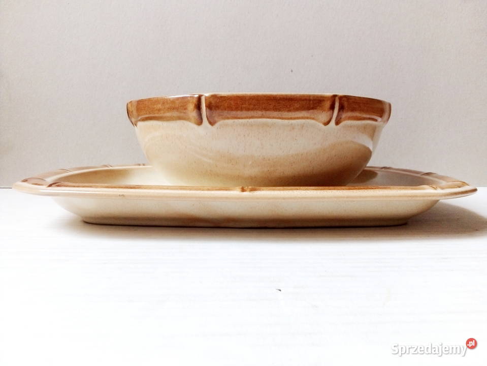 kamionkowy półmisek i miska Melitta Ceracron śląskie Częstochowa sprzedam