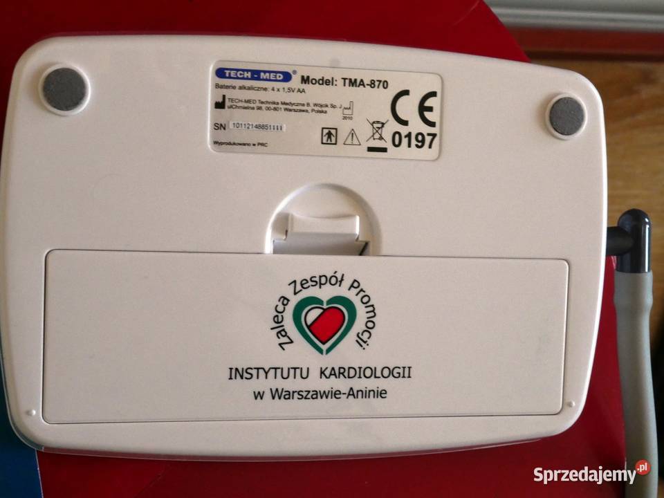 Ciśnieniomierz medyczny TECHMED TMA870 Sprzęt medyczny Rumia