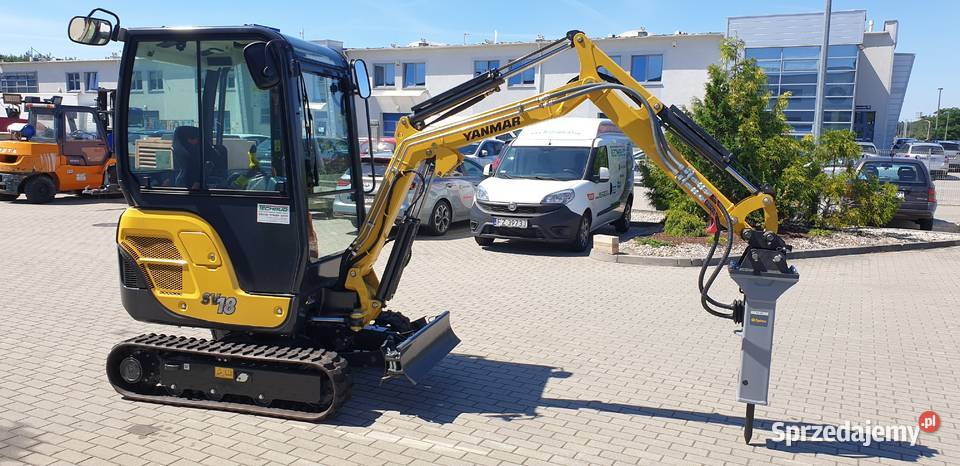 minikoparka Yanmar SV 18 ręki Szczecin