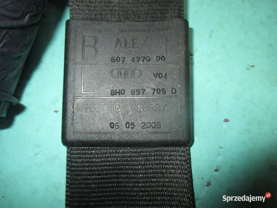 AUDI A4 B7 08r pas bezpieczeństwa lewy przód
