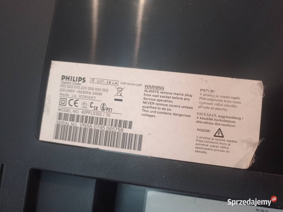 Telewizor Philips płaski panoramiczny LCD 32 Philips Dzierżoniów sprzedam