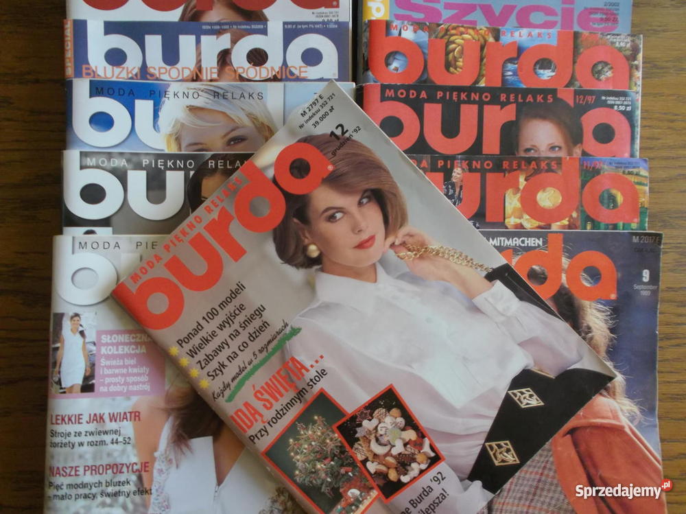 Burda z wykrojami numery archiwalne Czersk