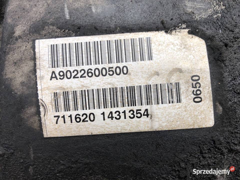 SKRZYNIA BIEGÓW MERCEDES W903 A9022600500 22 109