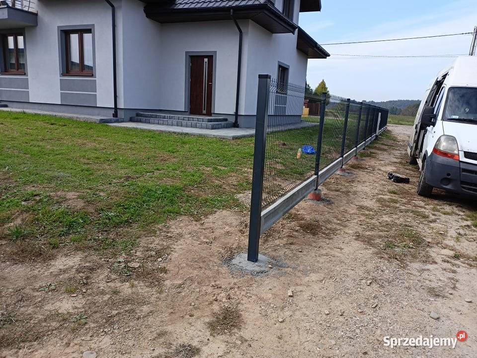 Ogrodzenie Panelowe montaż transport hds Brzesko