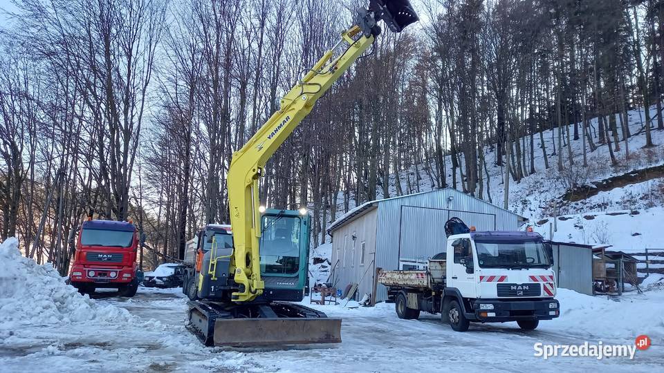 koparka gąsienicowa Yanmar VIO 80 2011r 8 ton Nowy Sącz