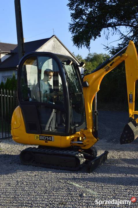 Minikoparka mini koparka JCB 8014 Z 2006r Rok produkcji 2006 Koparko ładowarki łódzkie Złoczew