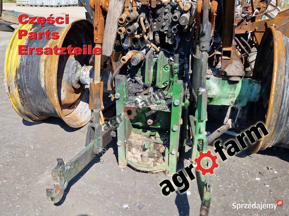 John Deere 6105MC części skrzynia biegów silnik Byków