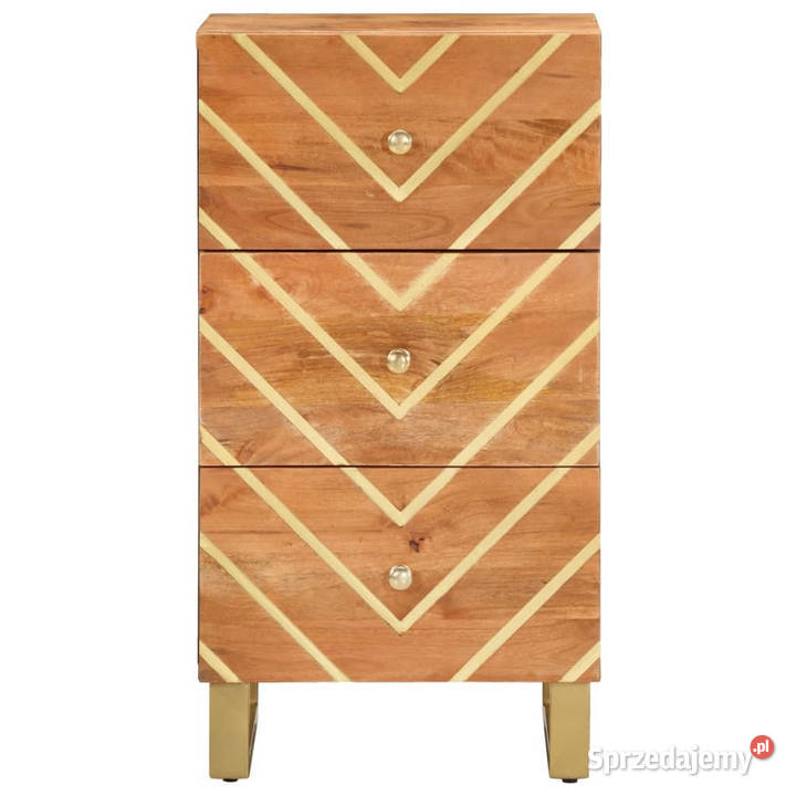Szafka brązowoczarna 40x335x75 lite drewno mango Pozostałe Warszawa sprzedam