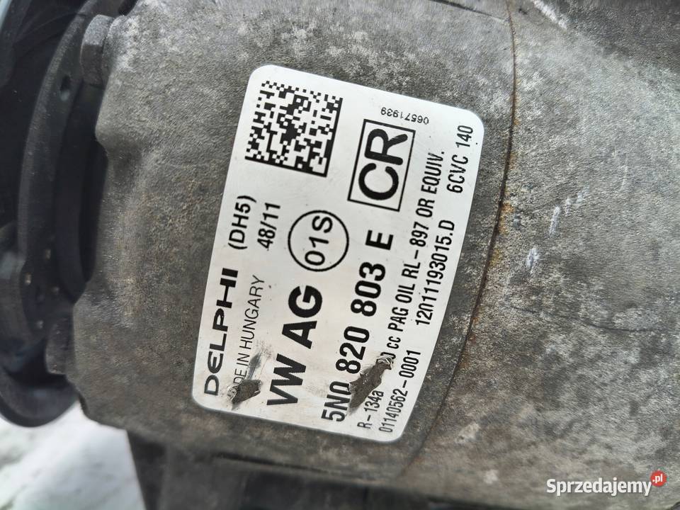 SPRĘŻARKA KLIMATYZACJI VW Polo V 12 TDI