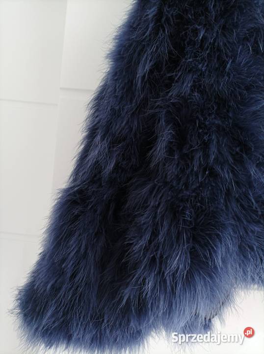 Futro naturalne ze strusich piór kurtka Inny rodzaj Grudziądz