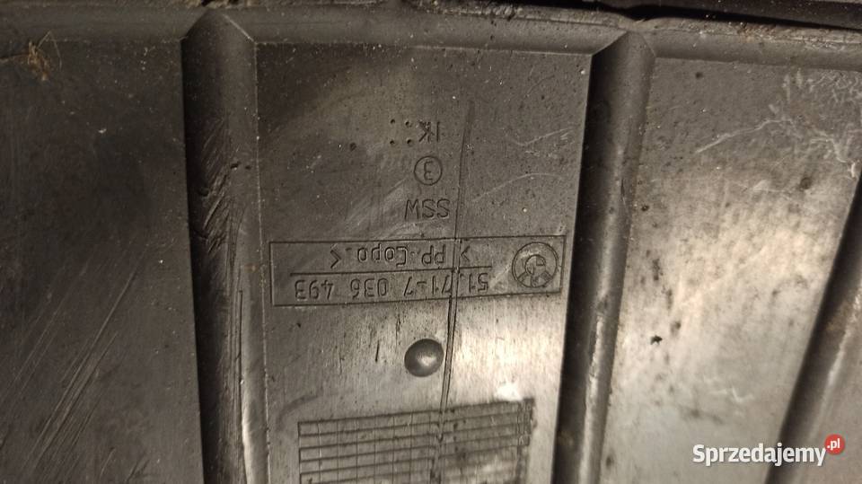 Pokrywa dolnej osłony silnika Bmw e46 e85 Dębica