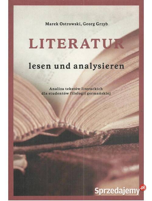 Literatur lesen und analysieren Analiza tekstów Książki naukowe i popularnonaukowe łódzkie Łódź