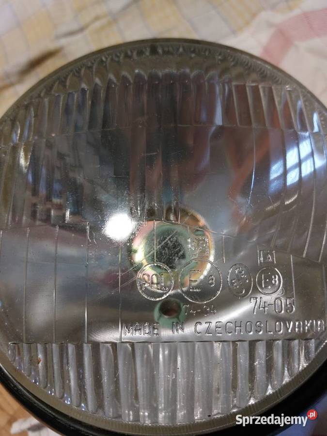 Lampa przednia prawa ZETOR 25k 4011 itp PAL PRL Siewierz