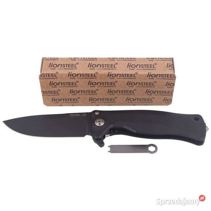 Nóż składany LionSteel SR11A Black Aluminum Warszawa