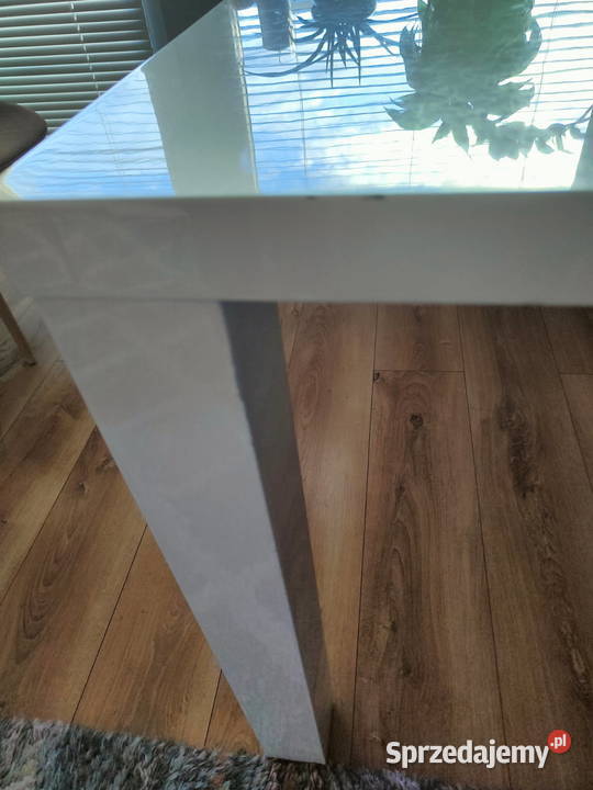 Stół do salonu biały połysk 120x80 Busko-Zdrój sprzedam