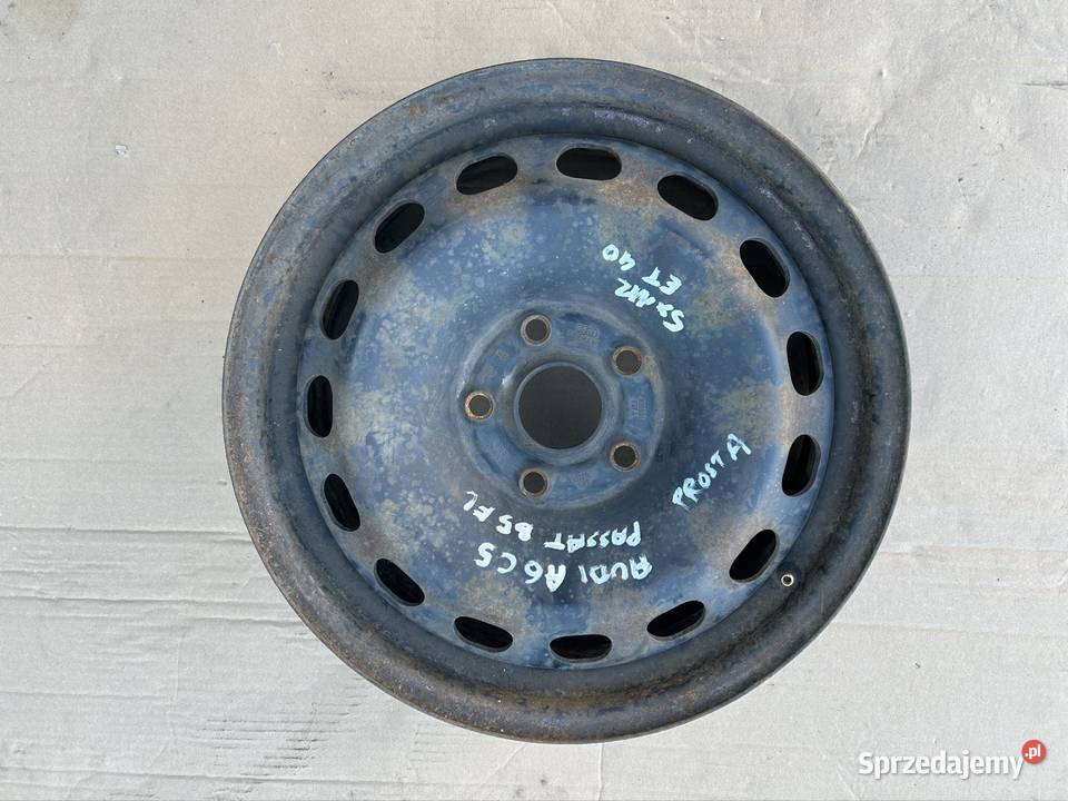 Felga stalowa 16 5x112x57 et40 Audi a6 c5 passat Bydgoszcz