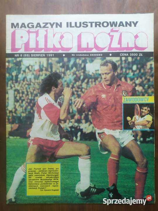 Piłka Nożna Magazyn rocznik 1991 kompletny łódzkie Łódź