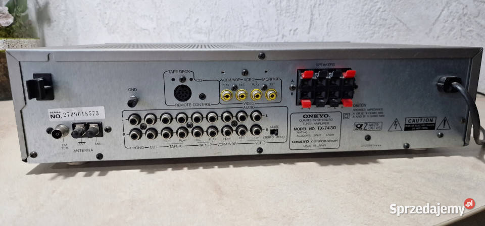 Wzmacniacz Onkyo TX7430 Amplituner Międzychód